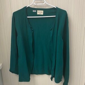 Green Women's Cardigan